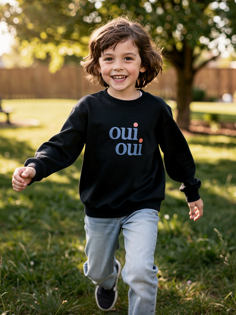 Oui Oui – Youth Crewneck Sweatshirt