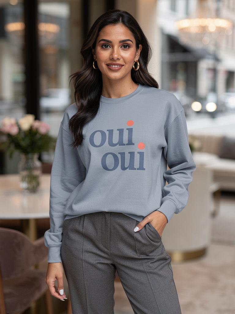Oui Oui - Crewneck Sweatshirt